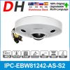 Dahua IP Camera IPC-EBW81242-AS-S2 Replace IPC-EBW81230 CCTV POE IR Surveillance 12MP Panoramic Network Fisheye Camera