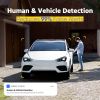 ANNKE 8MP IR Network Turret IP Camera with human Vehicle Detection 4MM Built-in microphone 4K Security Surveillance cameras