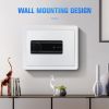 1.2 Cub Safe Box, 3 opening methods Safe for Money Valuables, White