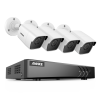ANNK H.265+ 5MP Lite Ultra HD 8CH DVR CCTV Security System Outdoor 5MP EXIR Night Vision Camera Video Surveillance Kit