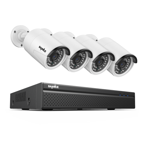 SANNCE 8CH 8MP HD POE Network Video Security System 8MP H.265+ NVR 30M EXIR Night Vision IP Camera CCTV Security Protection IP66