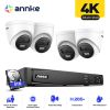 ANNKE 8CH 4K Ultra HD POE Network Video Security System 8MP H.265+ NVR With 4pcs 8MP Weatherproof IP Camera CCTV Security Kit