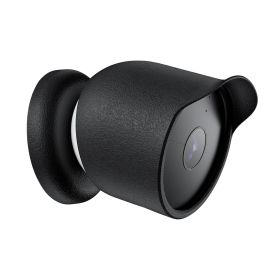 Silicone Cover Compatible with Google-Nest Cam Waterproof Case Outdoor or Indoor All Weather Protection Easy Installation (Bundle: White)