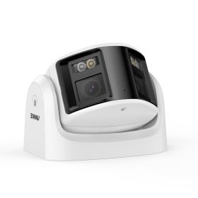 ANNKE 4K Duo Dual Lens Outdoor Security Camera POE AI Human Detect Full Color Night Vision Video Surveillance Security Camera (Sensor Size: 8MP)