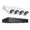 SANNCE 5MP 8CH CCTV Video Security Outdoor Night vision Waterproof IP Camera Control Surveillance System POE H.264+ 8CH NVR Kit