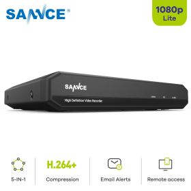 SANNCE 16CH 1080N 5-in-1 CCTV DVR 16 Channels 1080P Output Video Recorder H.264 Remote Access Motion Detection Email Alert (Build-in HDD: nan)